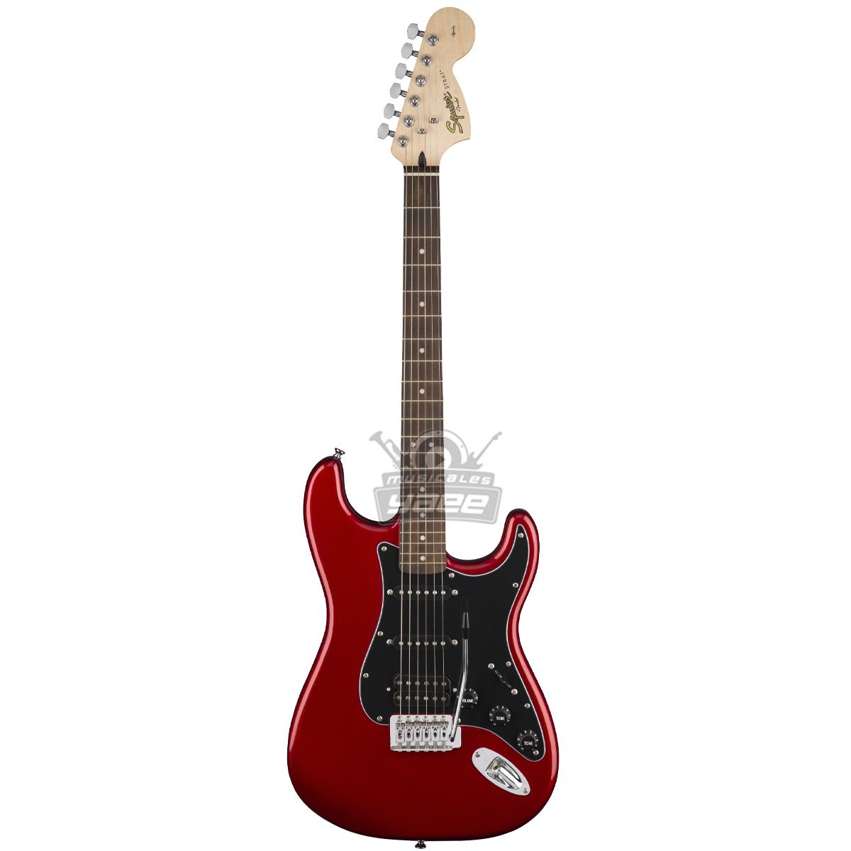 GUITARRA FENDER SQUIER AFFINITY  STRATO HSS LAUREL PAQUETE Candy Apple Red